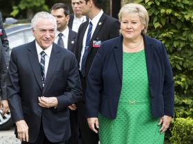 PRIMEIRA-MINISTRA DA NORUEGA COBRA SOLUÇÃO PARA A CORRUPÇÃO NO BRASIL