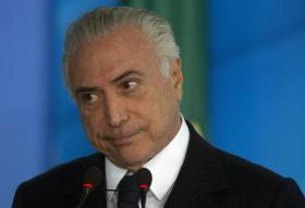 PRESIDENTE DO BRASIL DIZ QUE DENÚNCIA CONTRA SI É “UMA FICÇÃO”
