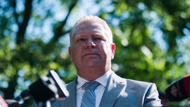 O ex-vereador municipal de Toronto, Doug Ford, nesta foto de arquivo de 2016. THE CANADIAN PRESS/Christopher Katsarov