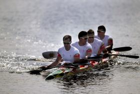FERNANDO PIMENTA BICAMPEÃO EUROPEU, K4 500 METROS MASCULINO COM PROMISSOR SEXTO