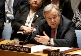 SECRETÁRIO-GERAL DA ONU CONDENA VIVAMENTE “ESCALADA PERIGOSA” COM MÍSSIL DA COREIA DO NORTE