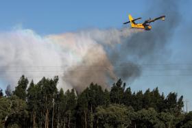INCÊNDIOS: FOGO NA SERTÃ ERA O ÚNICO ATIVO ÀS 09:00 E VAI MOBILIZAR NOVE MEIOS AÉREOS