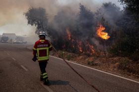 TRÊS FOGOS EM MANGUALDE MOBILIZAM 268 OPERACIONAIS E QUATRO MEIOS AÉREOS