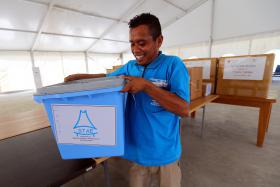 TIMOR-LESTE/ELEIÇÕES: URNAS E BOLETINS DE VOTO PARA AS LEGISLATIVAS ESPALHADOS PELO PAÍS