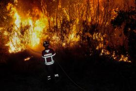 PROTEÇÃO CIVIL DIZ QUE “TUDO FOI FEITO” PARA COMBATER INCÊNDIO QUE DEFLAGROU NA SERTÃ