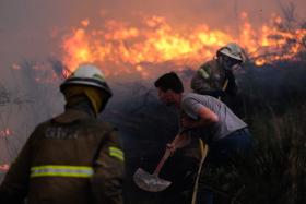 PRINCIPAIS FOGOS EM COIMBRA, SERTÃ E GAVIÃO, VENTO É PRINCIPAL OBSTÁCULO