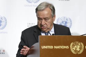GUTERRES QUER QUE INVESTIGAÇÕES À SÍRIA CONTINUEM APESAR DE DESISTÊNCIA DE INVESTIGADORA