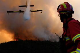 112 DESLOCADOS DEVIDO AO FOGO DE VILA DE REI – PROTEÇÃO CIVIL