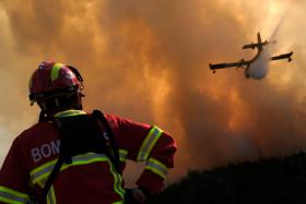 MAIS DE 40 CONCELHOS DE SETE DISTRITOS EM RISCO MÁXIMO DE INCÊNDIO