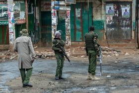 DUAS PESSOAS FORAM MORTAS EM CONFRONTOS COM A POLÍCIA NO QUÉNIA