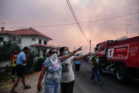 FOGO EM ABRANTES COM PEQUENAS REATIVAÇÕES MAS SEM FRENTES ATIVAS