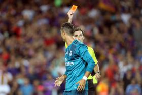 FEDERAÇÃO ESPANHOLA MANTÉM SUSPENSÃO DE CINCO JOGOS A CRISTIANO RONALDO