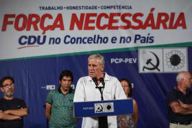 AUTÁRQUICAS: CDU APRESENTA MAIOR NÚMERO DE LISTAS DE SEMPRE, DIZ JERÓNIMO DE SOUSA