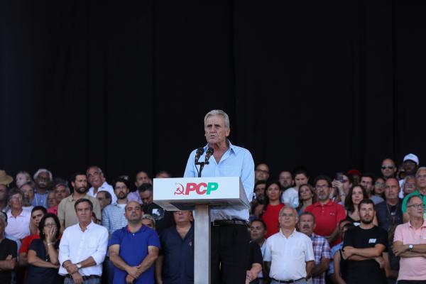 JERÓNIMO DE SOUSA ASSUME OBJETIVO DE ELEGER MAIS CANDIDATOS DA CDU