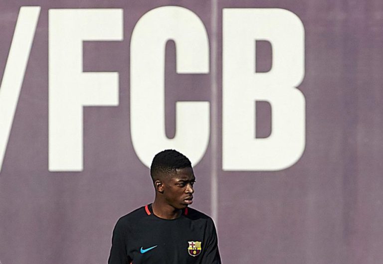 FC BARCELONA CONFIRMA AUSÊNCIA DE DEMBÉLÉ ENTRE TRÊS A QUATRO MESES
