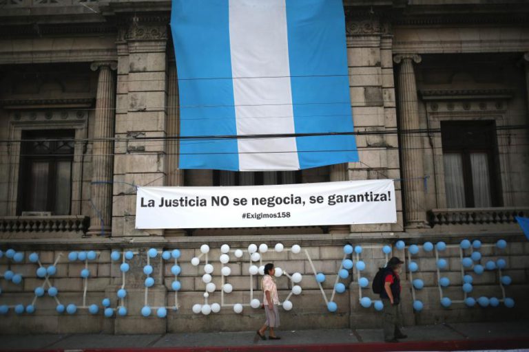 CONGRESSO DA GUATEMALA REJEITA LEVANTAR IMUNIDADE DO PRESIDENTE