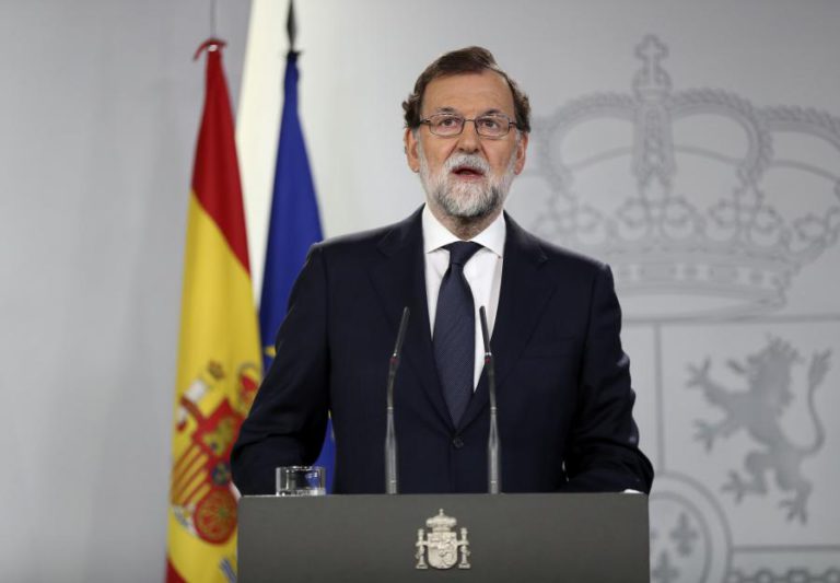 RAJOY DIZ QUE REFERENDO NÃO PODE SER REALIZADO E PEDE PARA “CESSAREM AÇÕES”