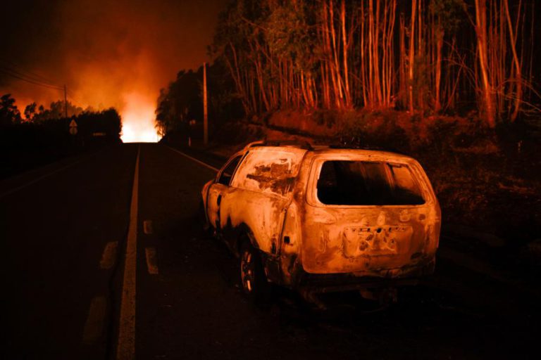 INCÊNDIO DE PEDRÓGÃO GRANDE CAUSADO POR DESCARGA ELÉTRICA E O DE GÓIS POR RAIO