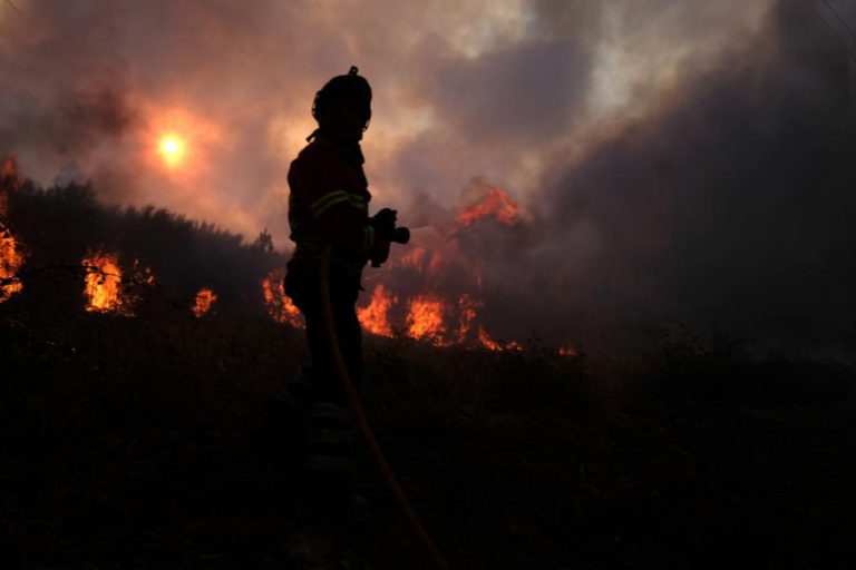 FOGO COM INÍCIO EM ZONA FLORESTAL ALASTRA A FÁBRICAS NA TROFA