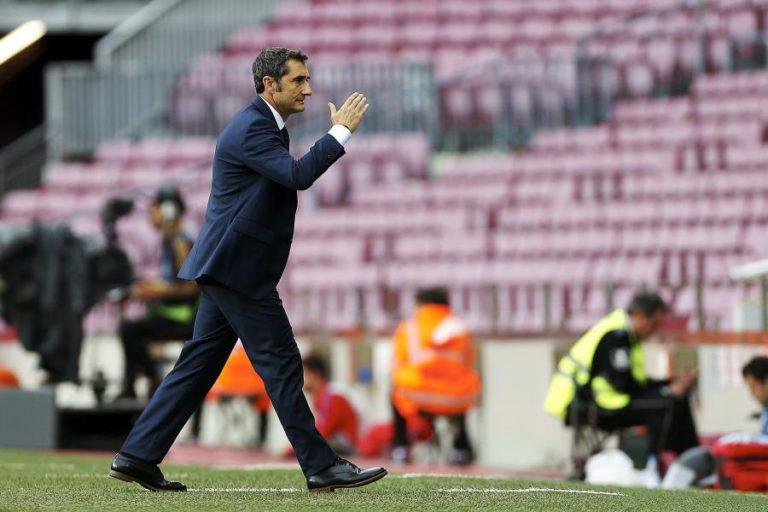VALVERDE RECONHECE QUE FOI “DIFÍCIL” PARA O FC BARCELONA JOGAR SEM PÚBLICO