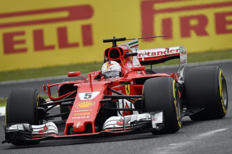 SEBASTIAN VETTEL (FERRARI) ABANDONA GP DO JAPÃO DE FÓRMULA 1 NA QUINTA VOLTA