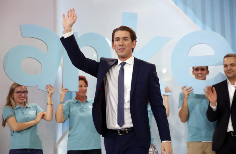 ÁUSTRIA ELEGE SEBASTIAN KURZ, O CHANCELER MAIS JOVEM DE SEMPRE, PARA LÍDER DO GOVERNO