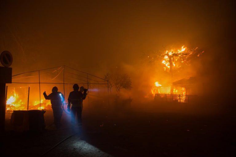 VÁRIAS ALDEIAS EVACUADAS EM VISEU DURANTE A MADRUGADA DEVIDO AOS INCÊNDIOS