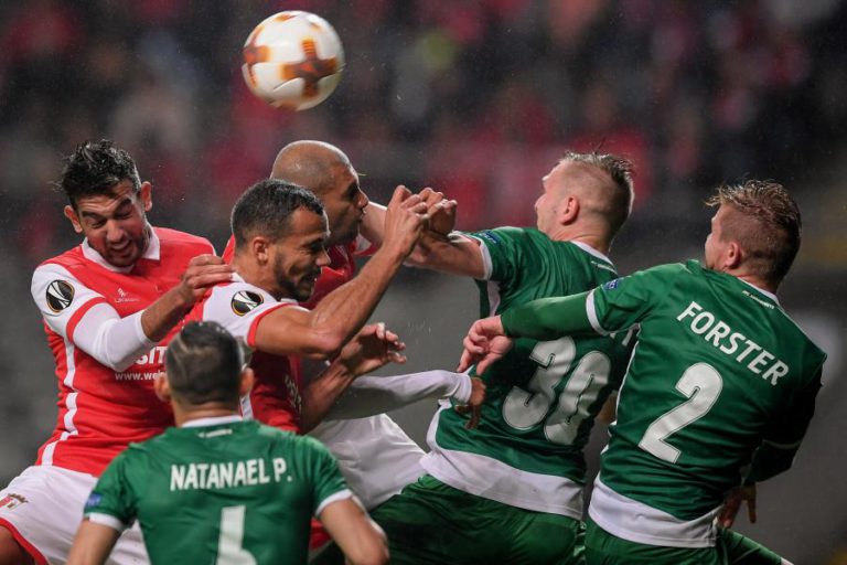 BRAGA SOFRE PRIMEIRA DERROTA E CAI PARA SEGUNDO NO GRUPO C DA LIGA EUROPA