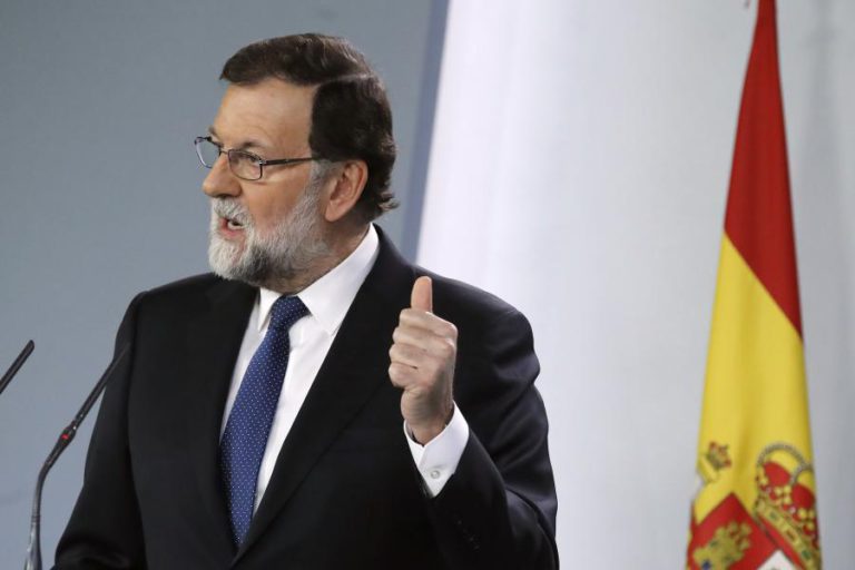 MADRID QUER DESTITUIÇÃO DO EXECUTIVO REGIONAL DA CATALUNHA E MARCAÇÃO DE ELEIÇÕES
