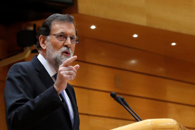 RAJOY PEDE AO SENADO AUTORIZAÇÃO PARA DESTITUIR GOVERNO DA CATALUNHA