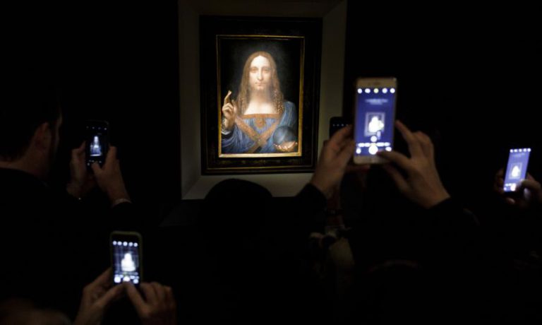 QUADRO DE LEONARDO DA VINCI VENDIDO POR RECORDE DE 380 ME EM LEILÃO