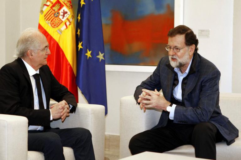 VENEZUELA CONDENA ENCONTRO DE RAJOY COM DIRIGENTE DA OPOSIÇÃO
