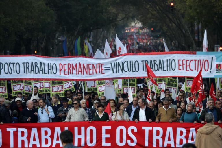 CGTP DIZ QUE “A LUTA VAI GARANTIDAMENTE CONTINUAR” APÓS MANIFESTAÇÃO EM LISBOA