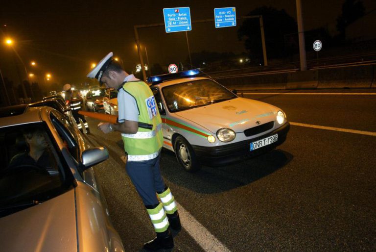 GNR DETEVE 32 PESSOAS A MAIORIA POR CONDUÇÃO SOB EFEITO DE ÁLCOOL