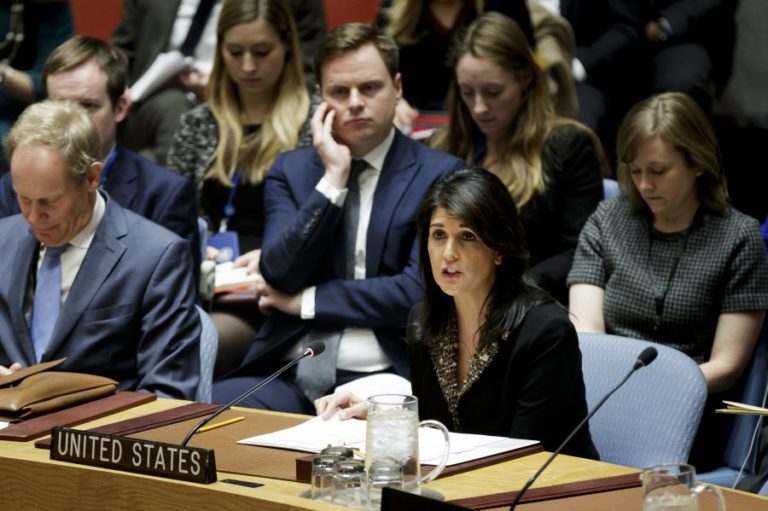 ESTADOS UNIDOS VETAM RESOLUÇÃO DO CONSELHO DE SEGURANÇA SOBRE JERUSALÉM