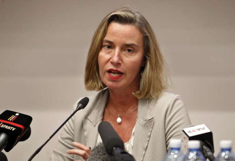 ACORDO NUCLEAR COM O IRÃO “FUNCIONA” – MOGHERINI