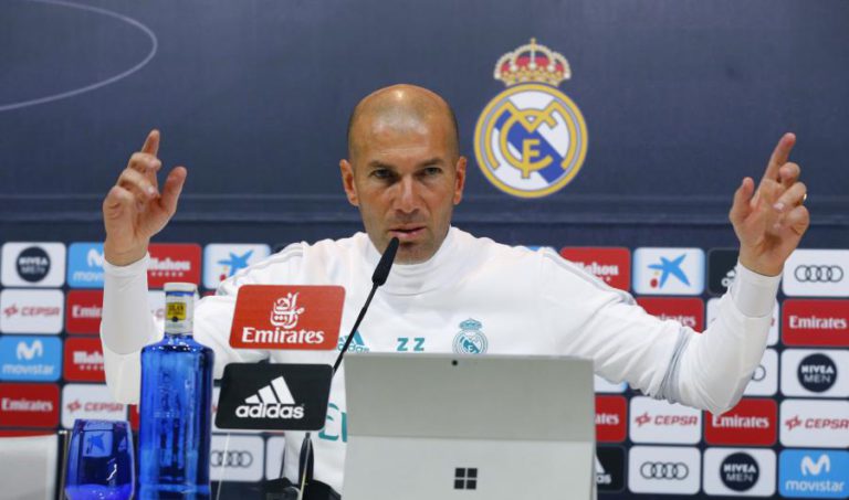 ZIDANE DIZ QUE “NEM TUDO ESTÁ MAL” NO REAL MADRID