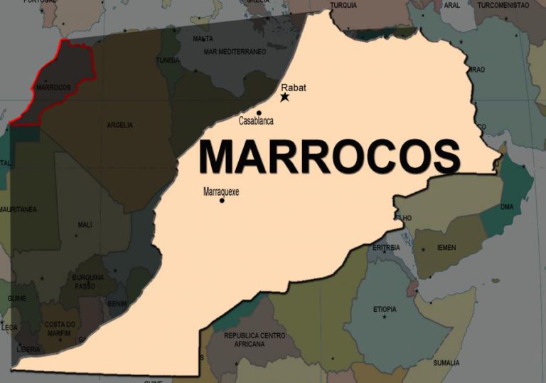 VAGA DE FRIO E QUEDA DE NEVE QUE FUSTIGA A EUROPA CHEGA A MARROCOS
