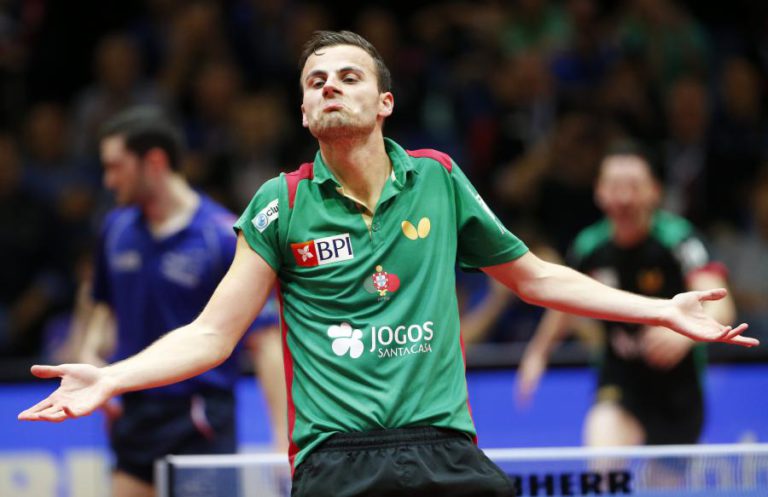 TIAGO APOLÓNIA ELIMINADO NO TOP 16 EUROPEU DE TÉNIS DE MESA