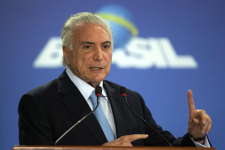 TEMER ESPERA QUE BRASIL ACABE NO FUTURO COM APOIO SOCIAL BOLSA FAMÍLIA