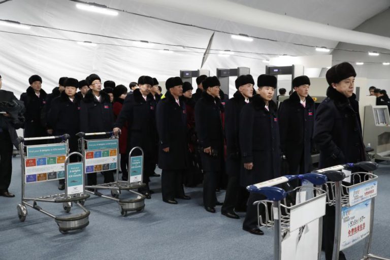 PYEONGCHANG2018: DELEGAÇÃO DA COREIA DO NORTE CHEGA EM SILÊNCIO E SOB FORTE SEGURANÇA