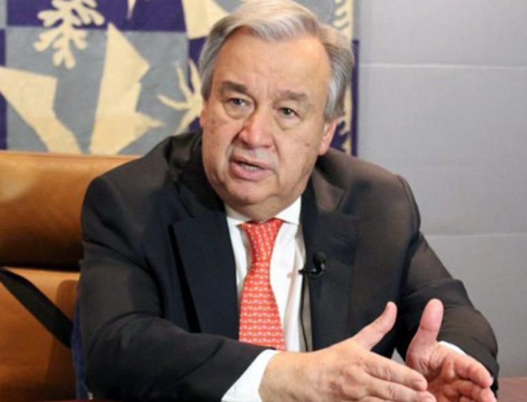 AÇÕES NO TERRENO ESTÃO A AMEAÇAR SOLUÇÃO DE DOIS ESTADOS NO MÉDIO ORIENTE, DIZ GUTERRES
