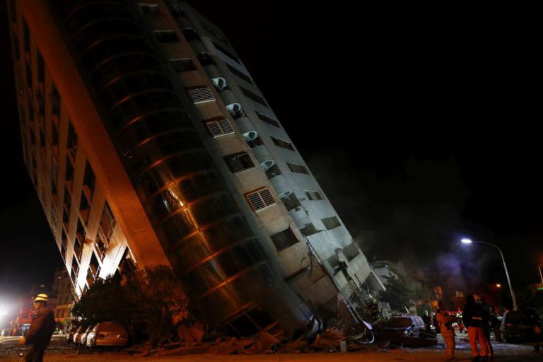 SISMO EM TAIWAN FAZ PELO MENOS DOIS MORTOS, UM DESAPARECIDO E 202 FERIDOS