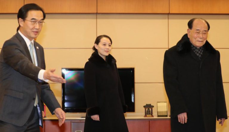IRMÃ MAIS NOVA DO LÍDER NORTE-COREANO CHEGA À COREIA DO SUL