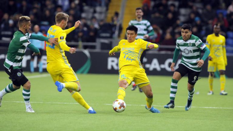 ÁRBITRO HÚNGARO TAMÁS BOGNAR NO SPORTING-ASTANA