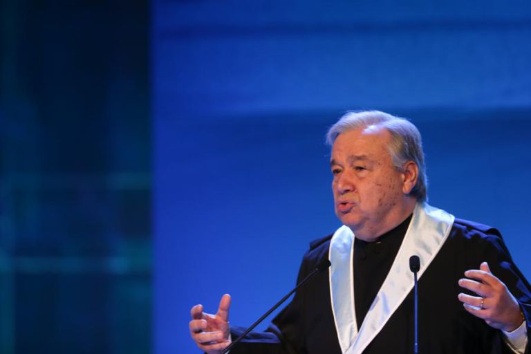 MUNDO CORRE O “RISCO DE PERDER CORRIDA” CONTRA ALTERAÇÕES CLIMÁTICAS, DIZ GUTERRES