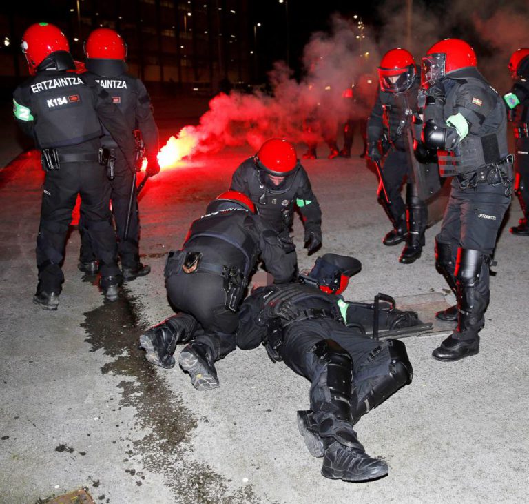 POLÍCIA BASCO MORRE NA SEQUÊNCIA DE CONFRONTOS COM ADEPTOS DO SPARTAK MOSCOVO