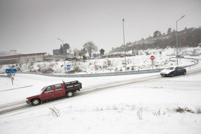 ALUNOS SEM AULAS E VIAS AFETADAS PELA NEVE E QUEDA DE ÁRVORES EM VILA REAL