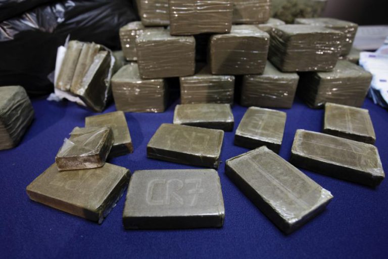 APREENSÃO DE COCAÍNA E HAXIXE COM GRANDE AUMENTO EM 2017