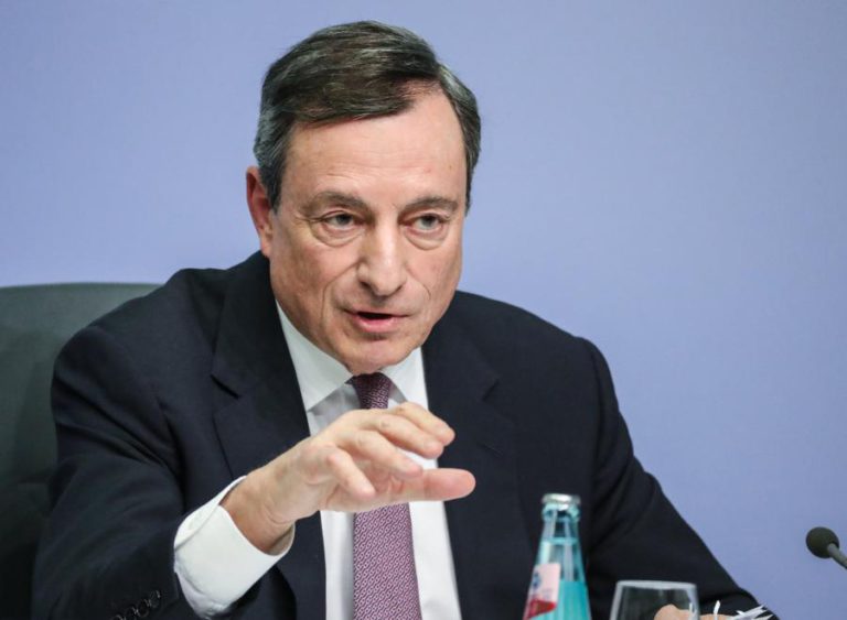 DRAGHI AVISA QUE AUMENTO DO PROTECIONISMO É UM RISCO PARA CRESCIMENTO